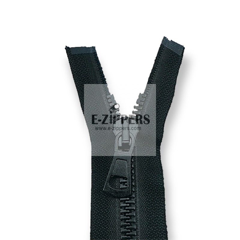 Molded Zipper 45 cm, 17,71 #9 Metal Teeth Imatation Open End - Separe ZPK0045T9MG