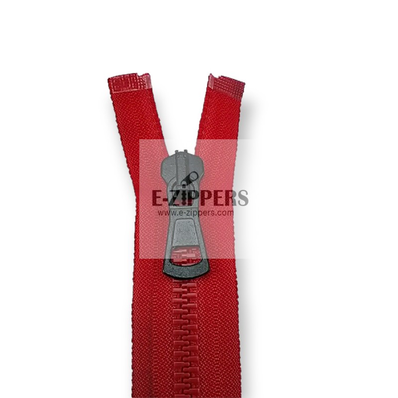 Molded Zipper 45 cm, 17,71 #9 Metal Teeth Imatation Open End - Separe ZPK0045T9MG