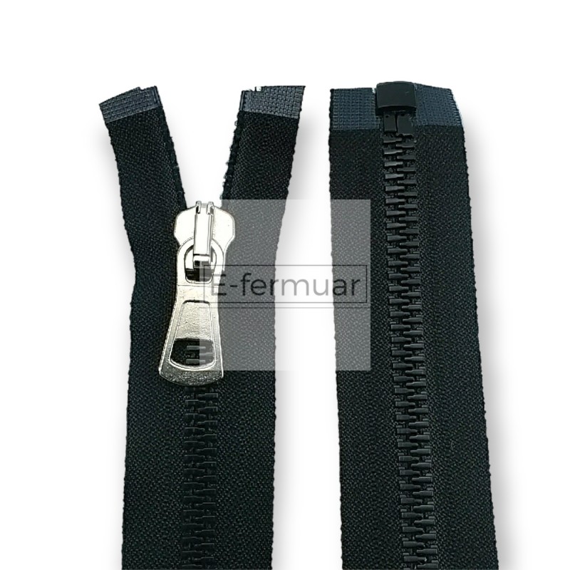 Molded Zipper 85 cm, 33,47 #9 Metal Teeth Imatation Open End - Separe ZPK0085T9MG