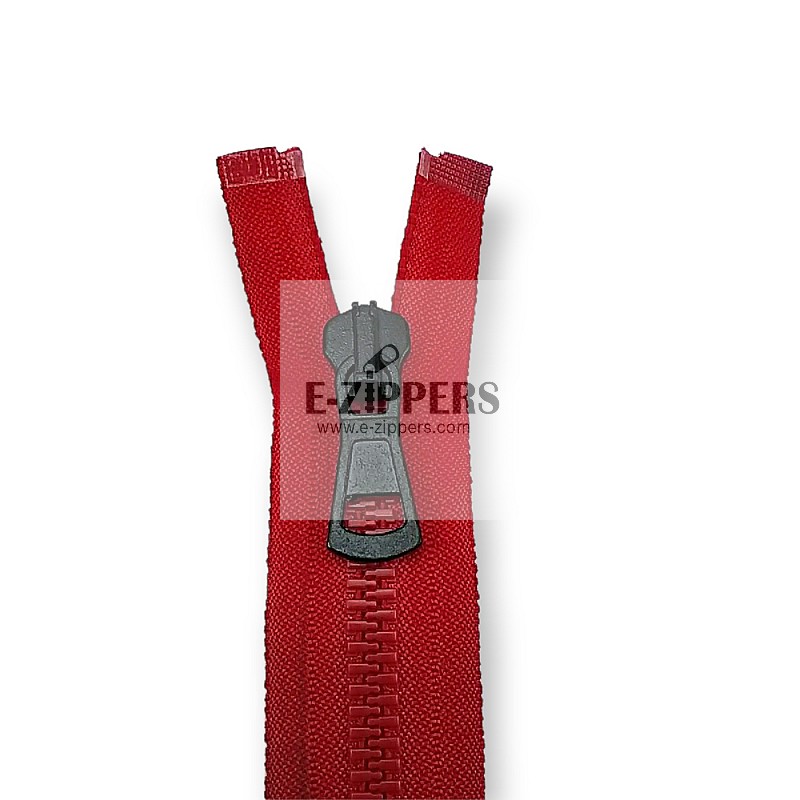 Molded Zipper 85 cm, 33,47 #9 Metal Teeth Imatation Open End - Separe ZPK0085T9MG