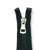 Molded Zipper 95 cm, 37,40 #9 Metal Teeth Imatation Open End - Separe ZPK0095T9MG