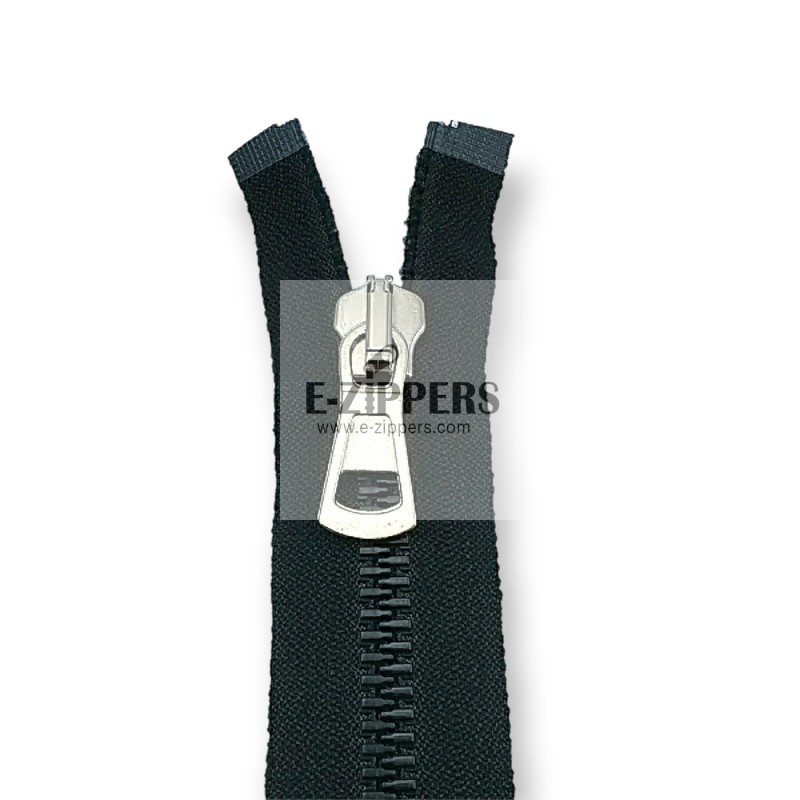 Molded Zipper 95 cm, 37,40 #9 Metal Teeth Imatation Open End - Separe ZPK0095T9MG