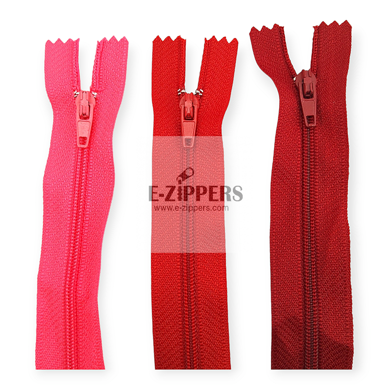 16 cm #3 6,30" Nylon Coil Zipper For Pant and Skirts Close End ZPS0016T5