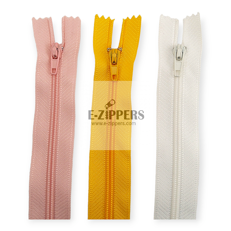 16 cm #3 6,30" Nylon Coil Zipper For Pant and Skirts Close End ZPS0016T5