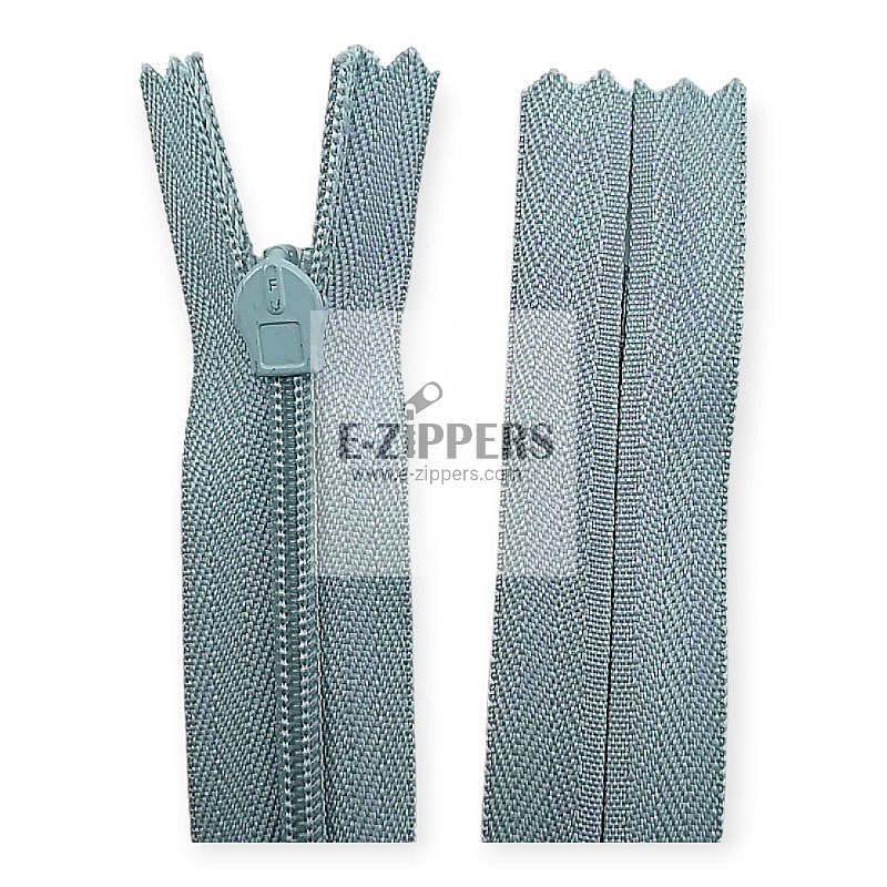 Hidden Zipper 60 cm 23.60" Cloth L. Grey 444 Closed End ZP6016PROMO